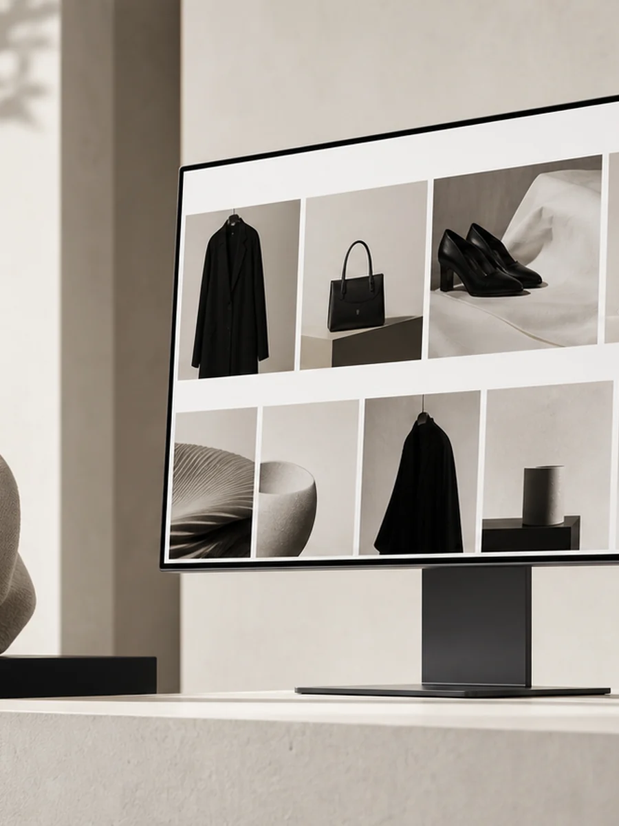 Premium commerce website concept